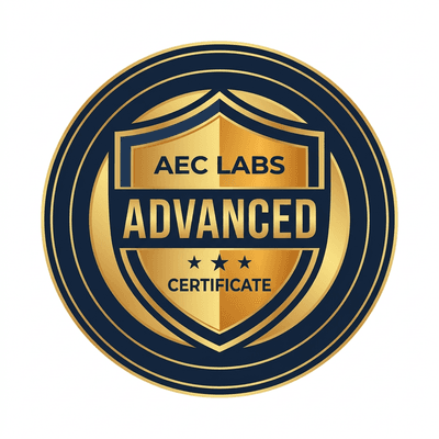 AEC Labs advanced certification badge