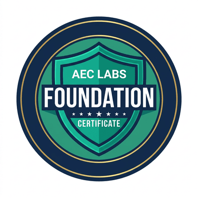 AEC Labs foundation certification badge